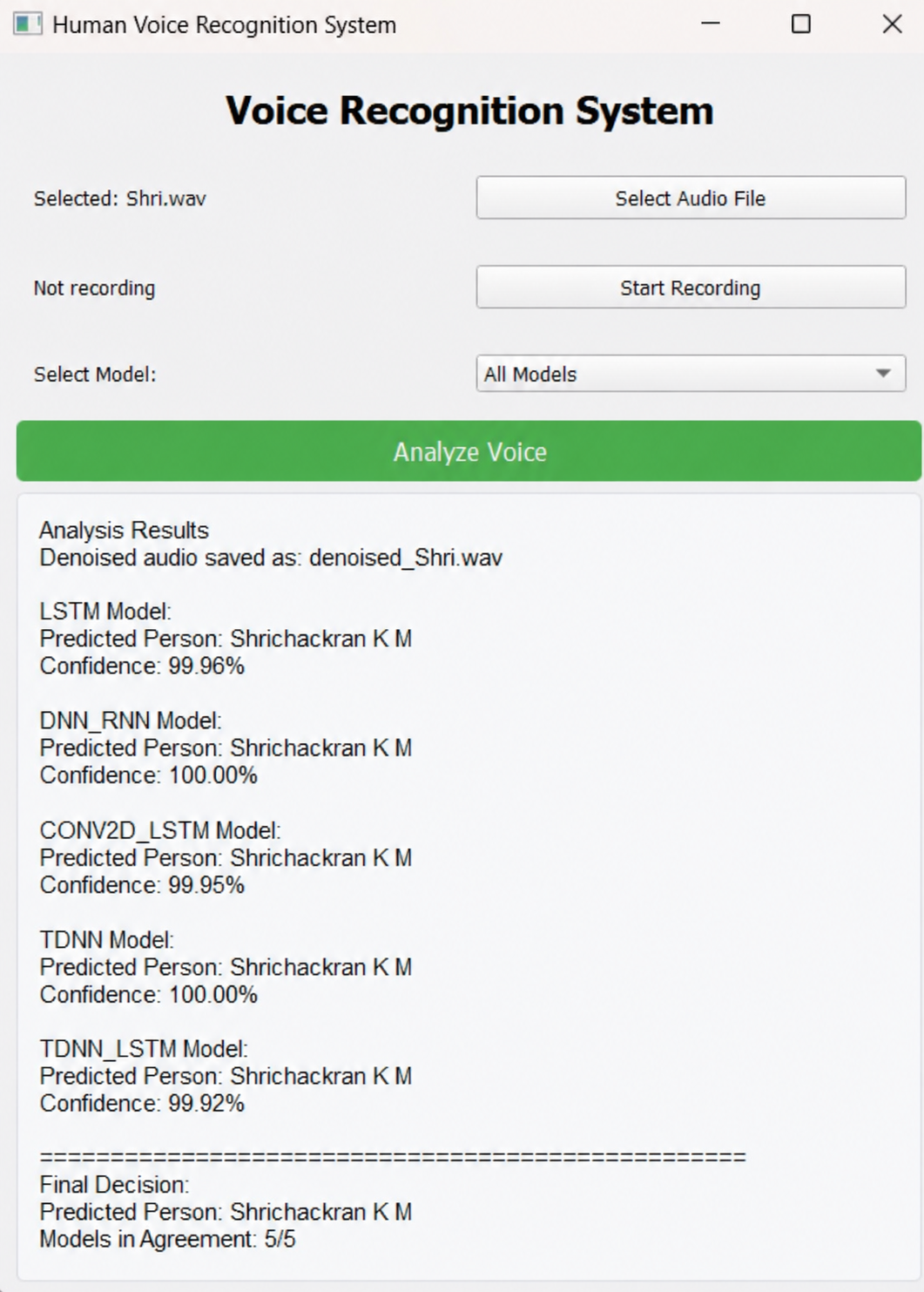 Speech denoising and recognition preview